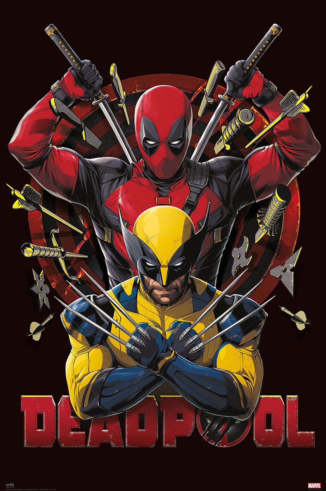 Plakat - Deadpool and Wolverine Armed (GPE5879)