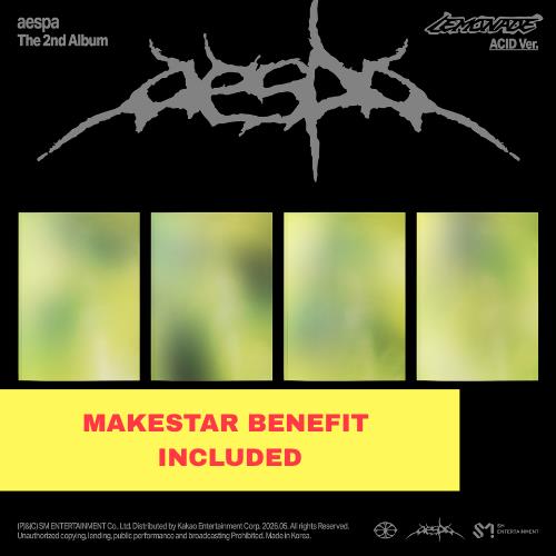 Preorder: (MAKESTAR) aespa - 2nd Full Album [LEMONADE] (ACID Ver.)