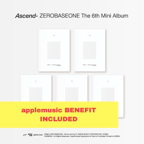 Preorder: (APPLEMUSIC) ZEROBASEONE - 6th mini album [Ascend-] (11 Ver.) 
