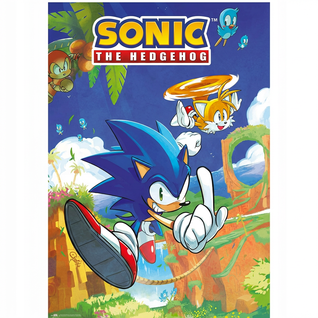Plakat - Sonic The Hedgehog (GPE5798)