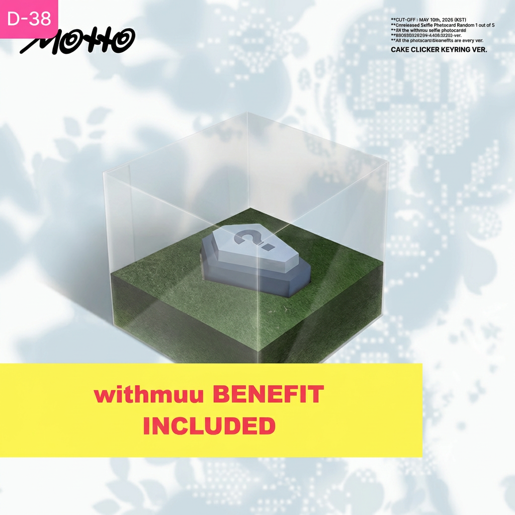 Preorder: (WITHMUU) ITZY - [Motto] (CAKE CLICKER KEYRING Ver.)