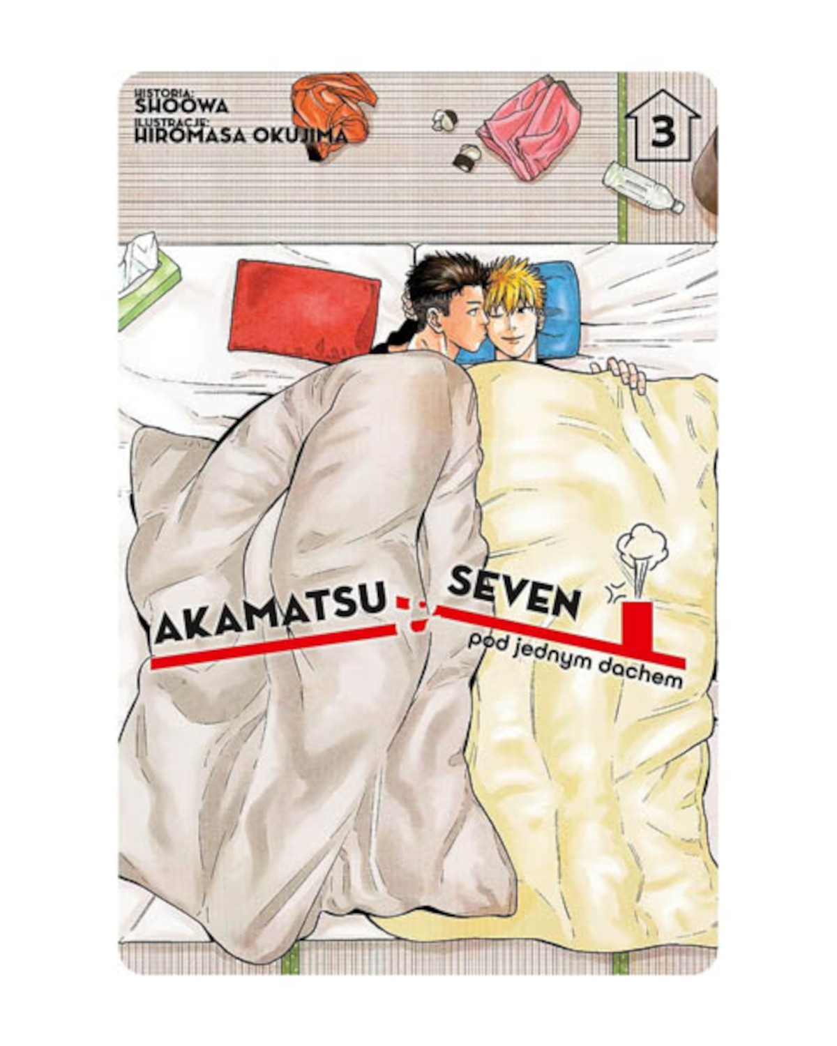 Akamatsu & Seven - tom 3 — okładka mangi