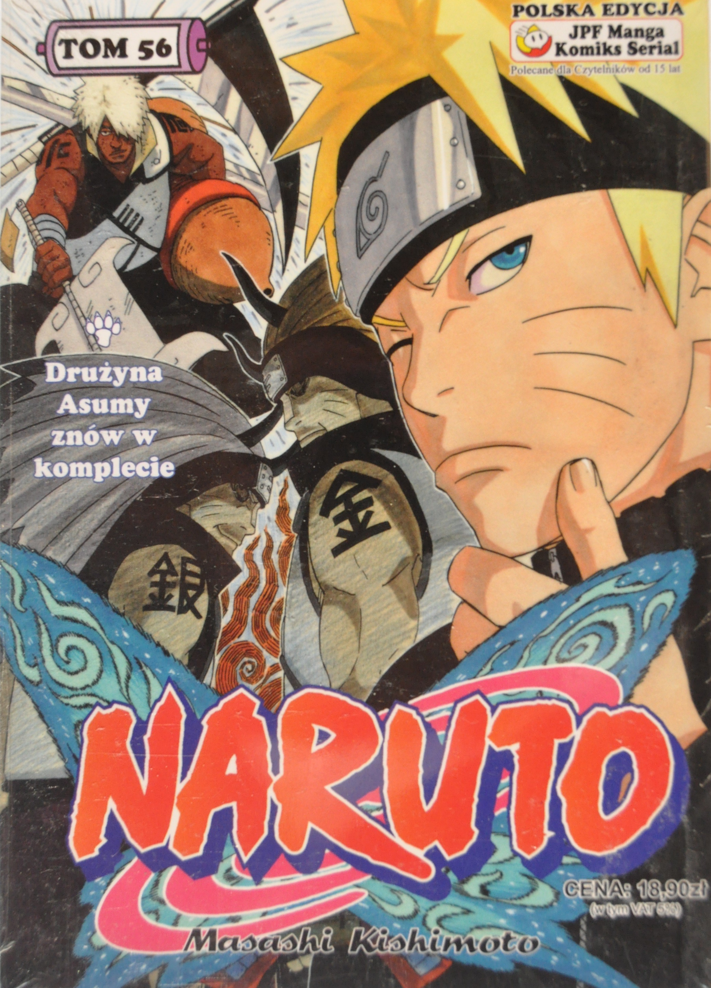 Okładka mangi Manga Naruto tom 56