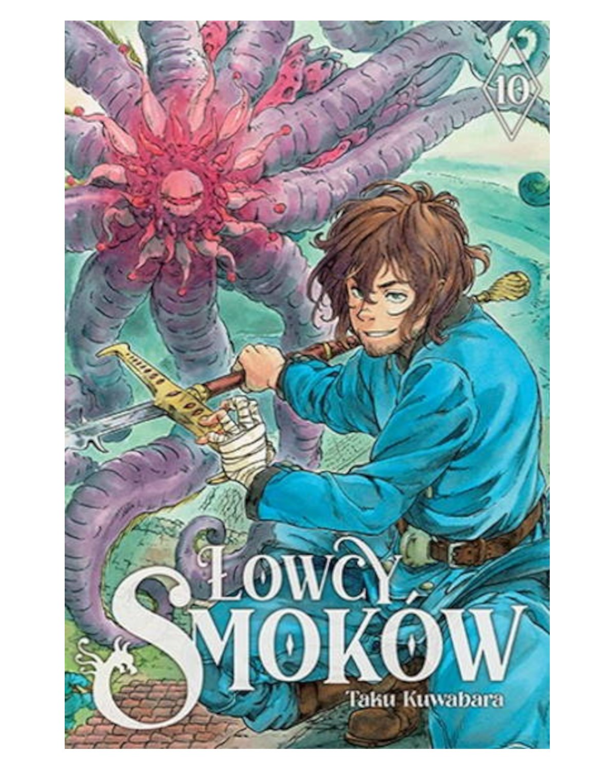 Łowcy Smoków - tom 10 — okładka mangi