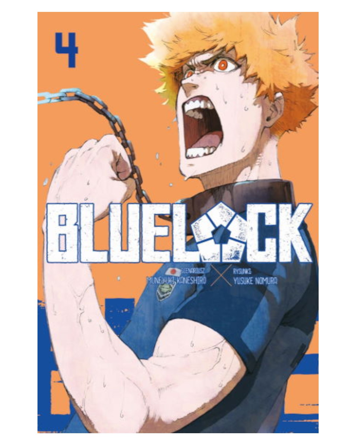Blue Lock - tom 4 — okładka mangi