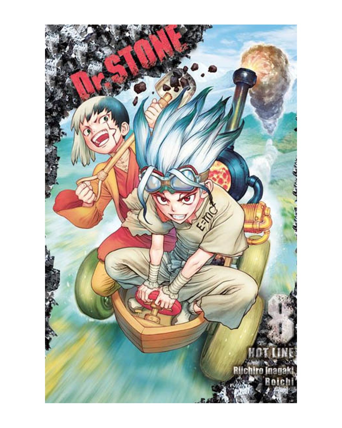 Dr. Stone - Tom 8 — okładka mangi