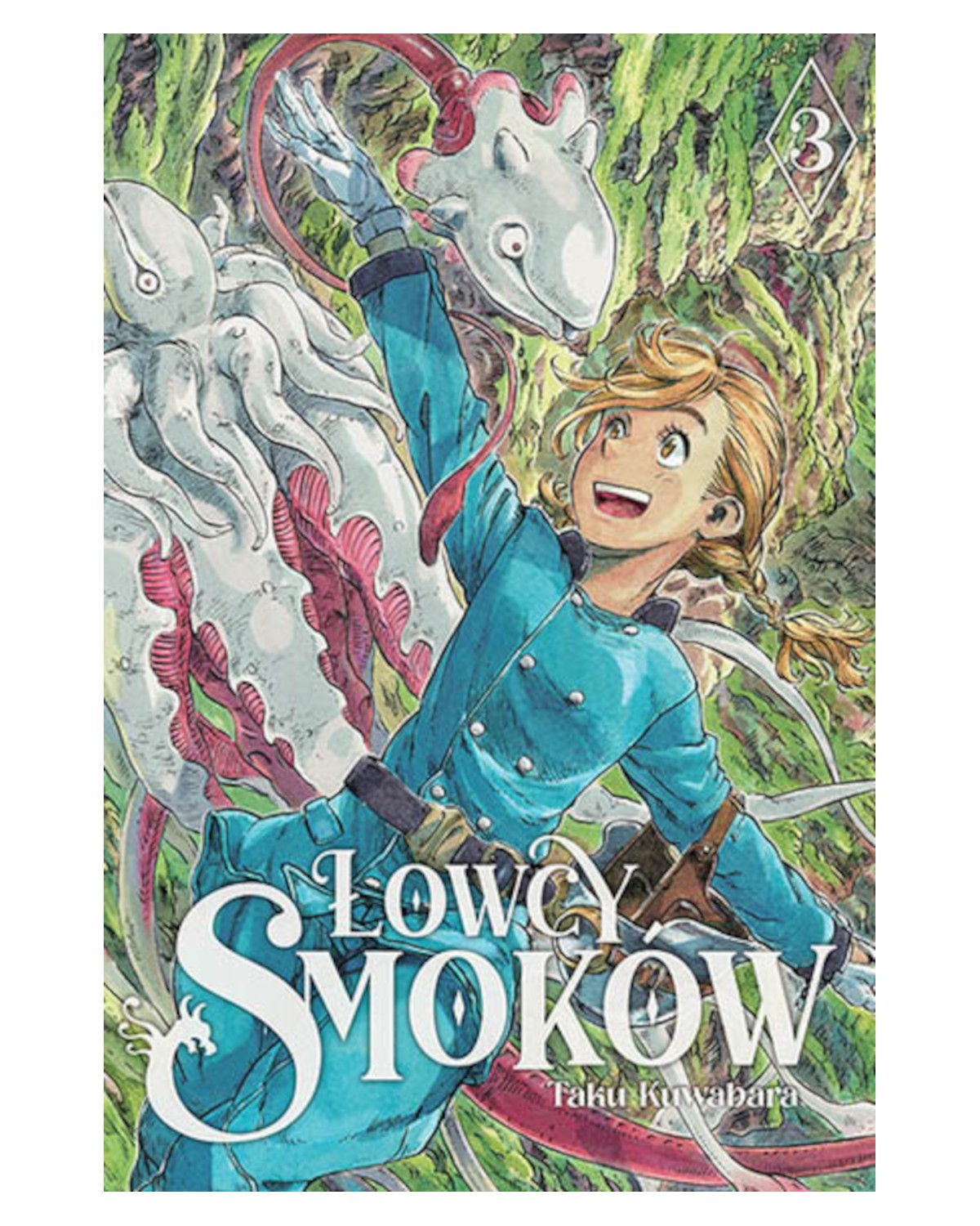 Manga Łowcy Smoków - tom 3 — okładka mangi