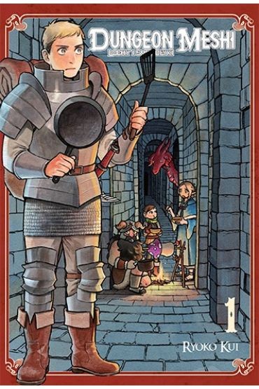 Dungeon Meshi - tom 1 — okładka mangi