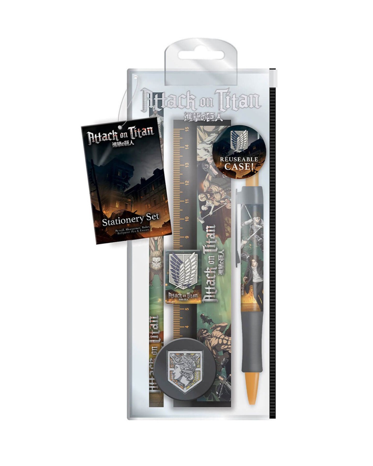 Inne — Manga Zestaw przyborów szkolnych - Attack on Titan — okładka mangi