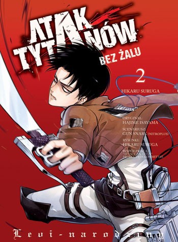 Okładka mangi (JPF) Manga - Attack on Titan Bez Żalu tom 2