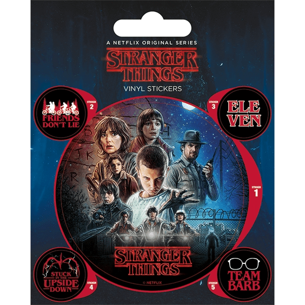 Gadżety Naklejki - Stranger Things