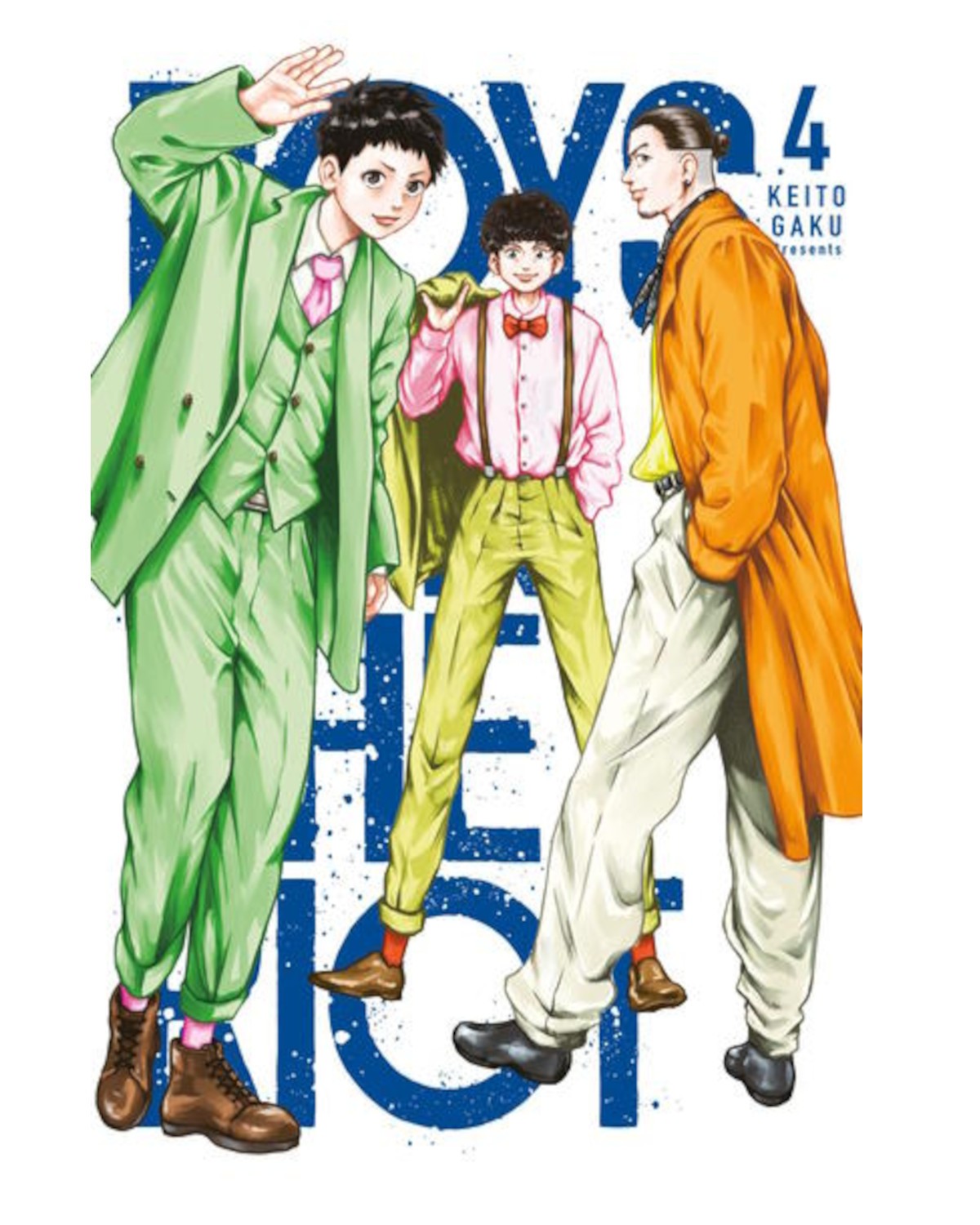 Boys Run the Riot - tom 4 — okładka mangi