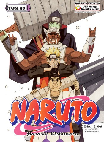 Okładka mangi Manga Naruto tom 50