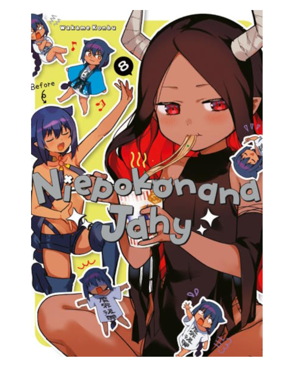 Niepokonana Jahy - tom 8 — okładka mangi