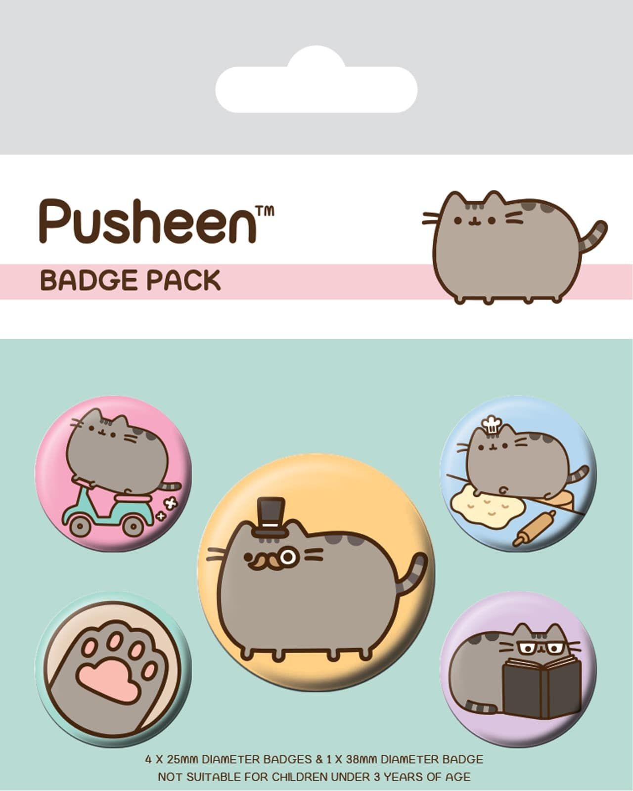 Przypinki - Pusheen Dżentelmen