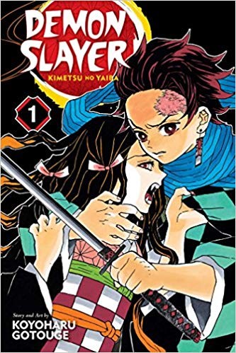 Okładka mangi (Viz Media) Demon Slayer - Tom 1 (Eng.)
