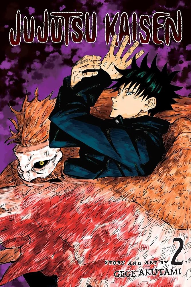 Jujutsu Kaisen - tom 2 (eng.) — okładka mangi