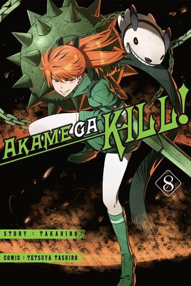 Manga - Akame ga Kill! tom 8 — okładka mangi