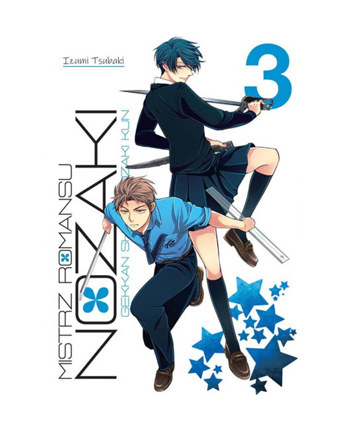 Nozaki Mistrz Romansu - tom 3 — okładka mangi