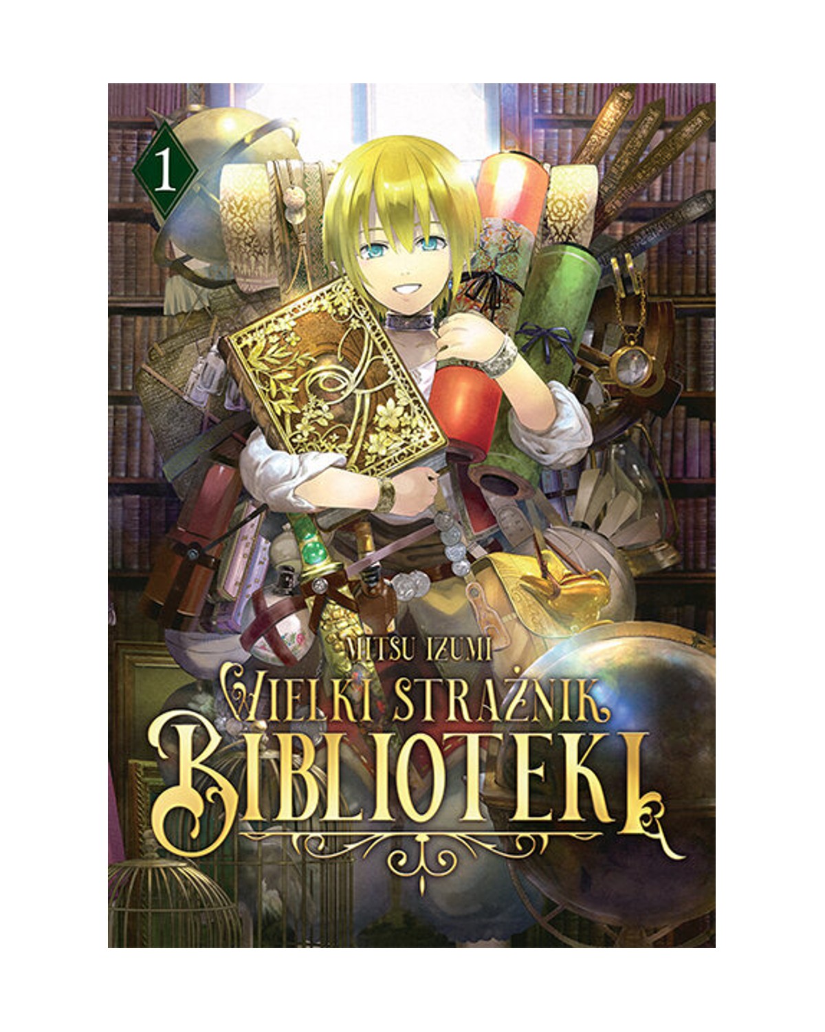 Okładka mangi (Planeta Komiksów) Manga Wielki Strażnik Biblioteki - Tom 1