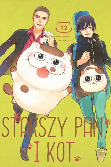 Starszy Pan i kot - tom 12 — okładka mangi