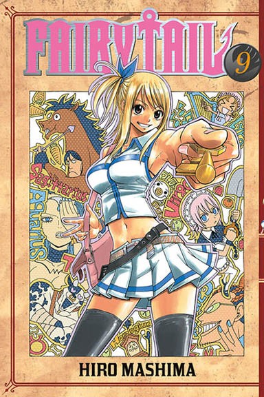 Manga - Fairy Tail tom 9 — okładka mangi