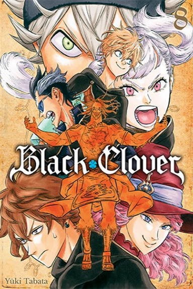 Black Clover - tom 8 — okładka mangi