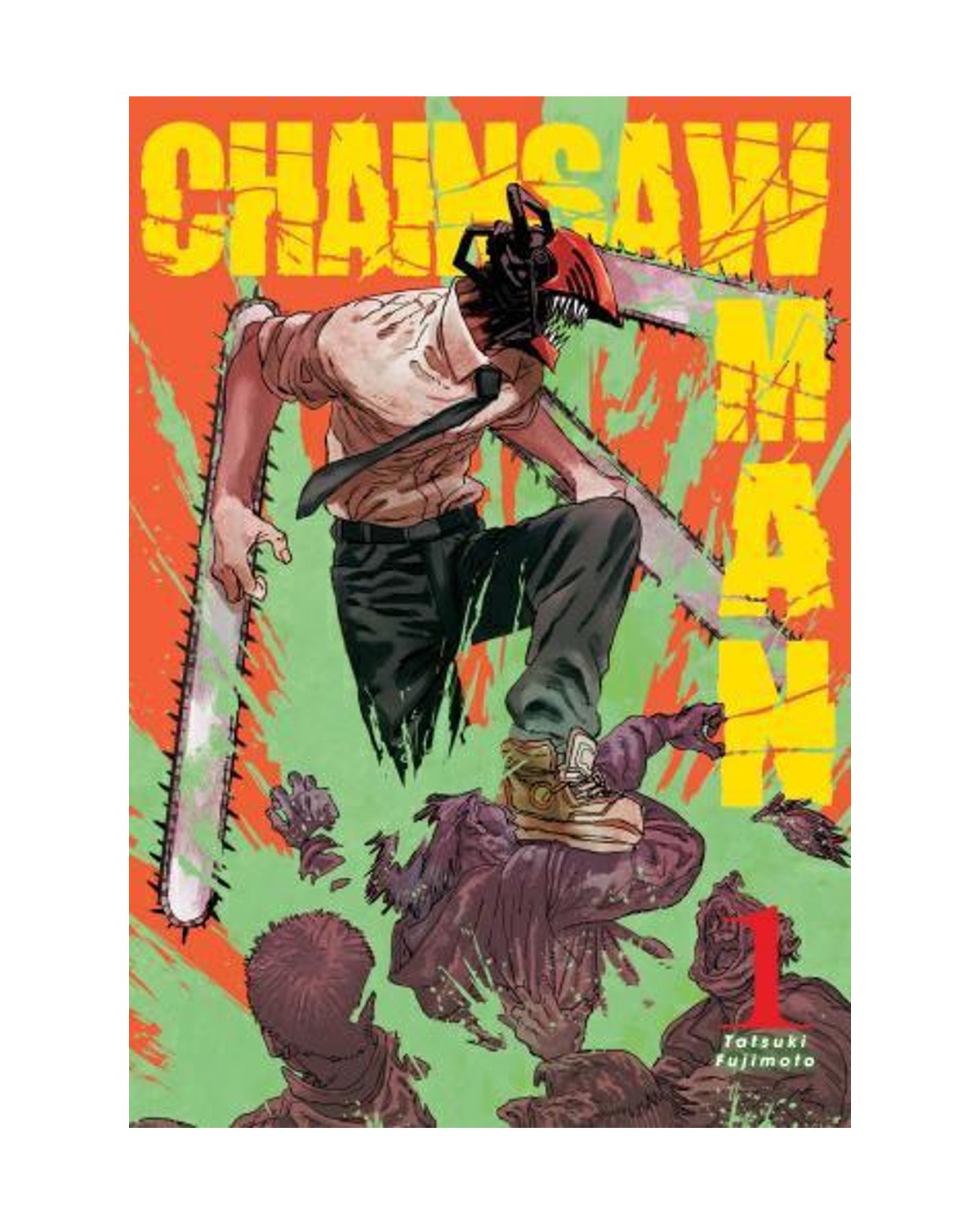 Chainsaw man - Tom 1 — okładka mangi