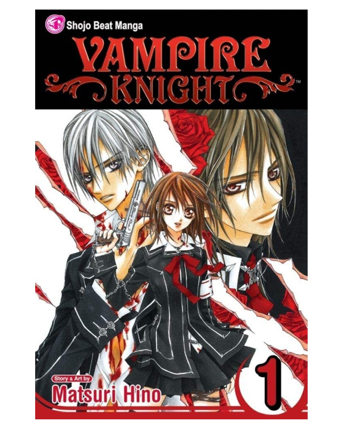Okładka mangi (Viz Media) Vampire Knight (eng.) - tom 1