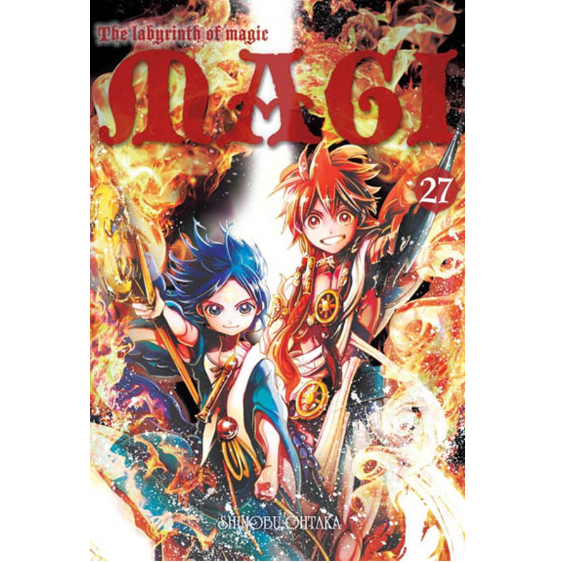 Magi: the labyrinth of magic - tom 27 — okładka mangi