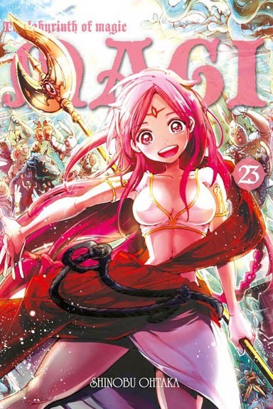 Magi: the labyrinth of magic - tom 23 — okładka mangi
