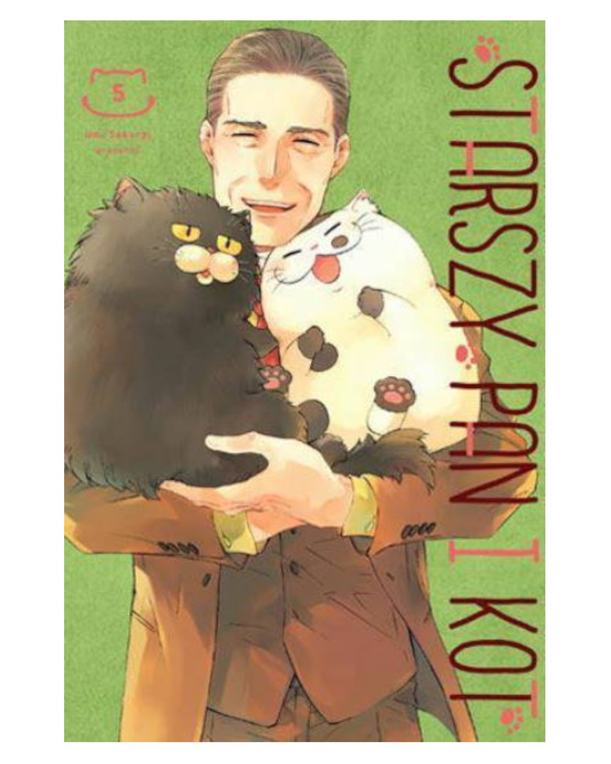 Starszy Pan i Kot - tom 5 — okładka mangi