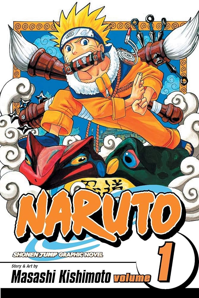 Okładka mangi (Viz Media) Naruto - tom 1 (eng.)