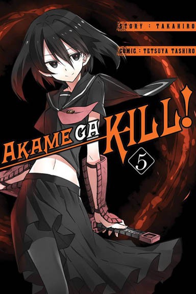 Manga - Akame ga Kill! tom 5 — okładka mangi