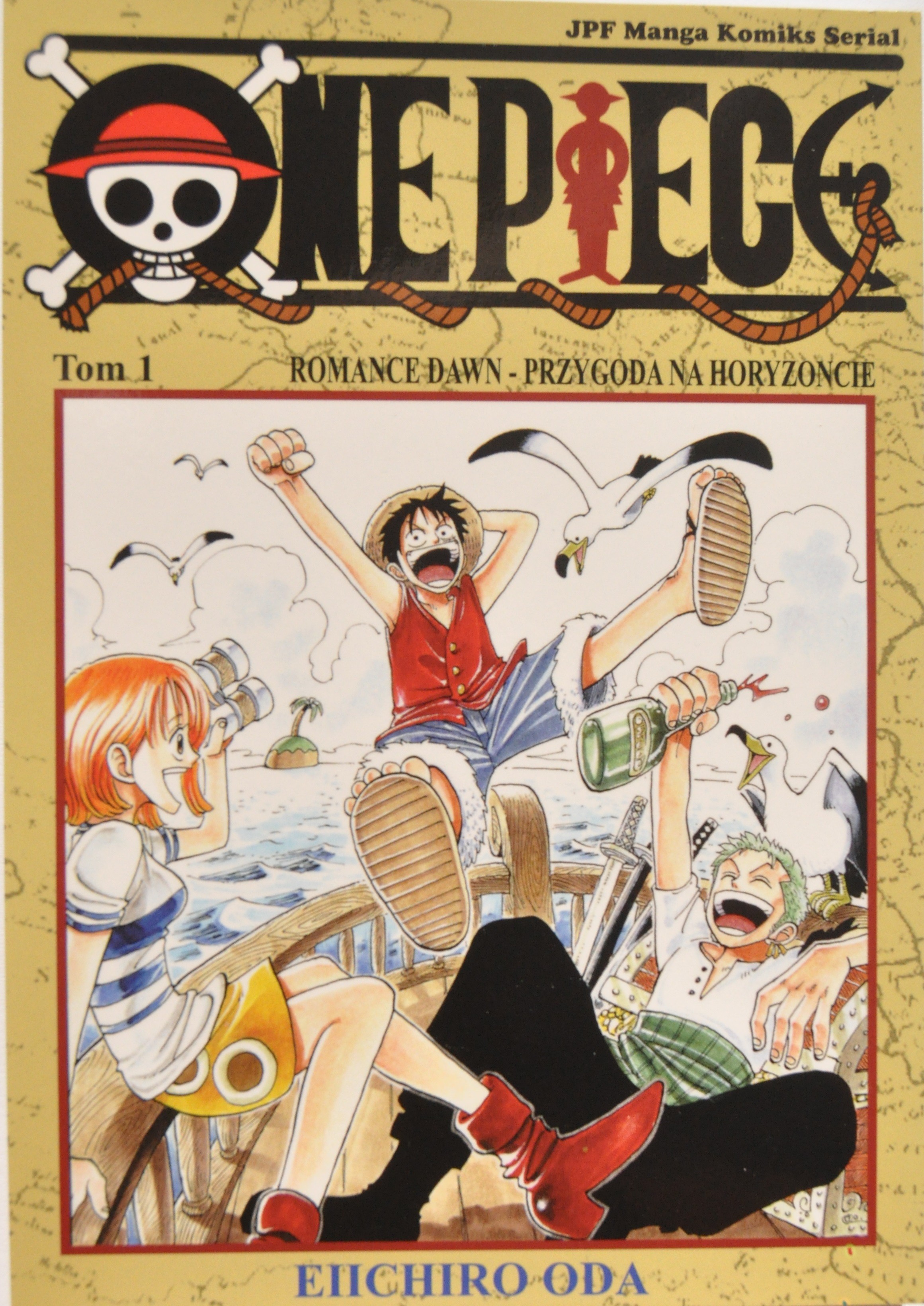 Okładka mangi Manga One Piece tom 1