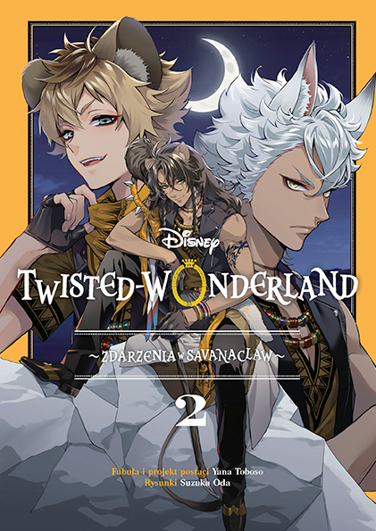 Twisted-Wonderland - Zdarzenia w Savanaclaw - tom 2 — okładka mangi