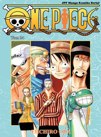 Okładka mangi Manga One Piece tom 34