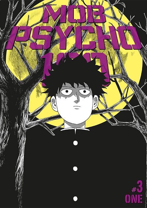Mob Psycho 100 - tom 3 — okładka mangi