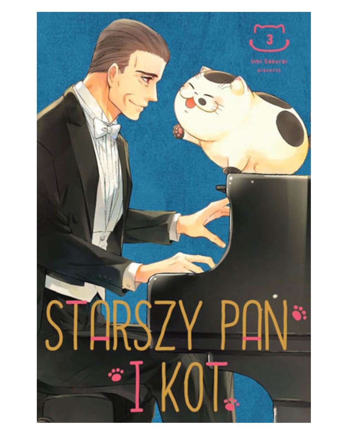 Starszy Pan i Kot - tom 3 — okładka mangi