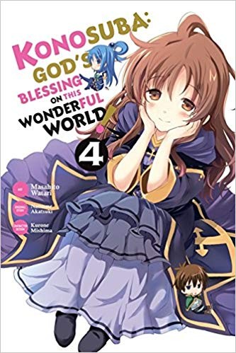 Okładka mangi (Yen Press) Konosuba (Eng.) - Tom 4