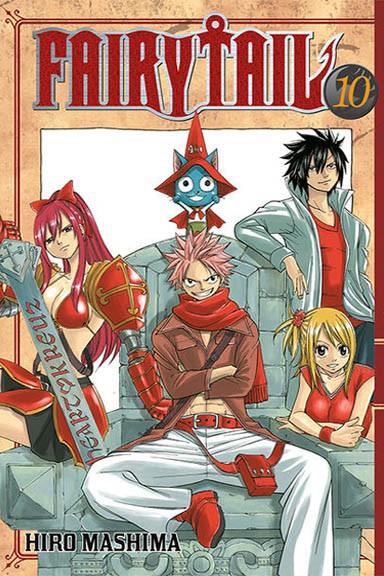 Manga - Fairy Tail tom 10 — okładka mangi