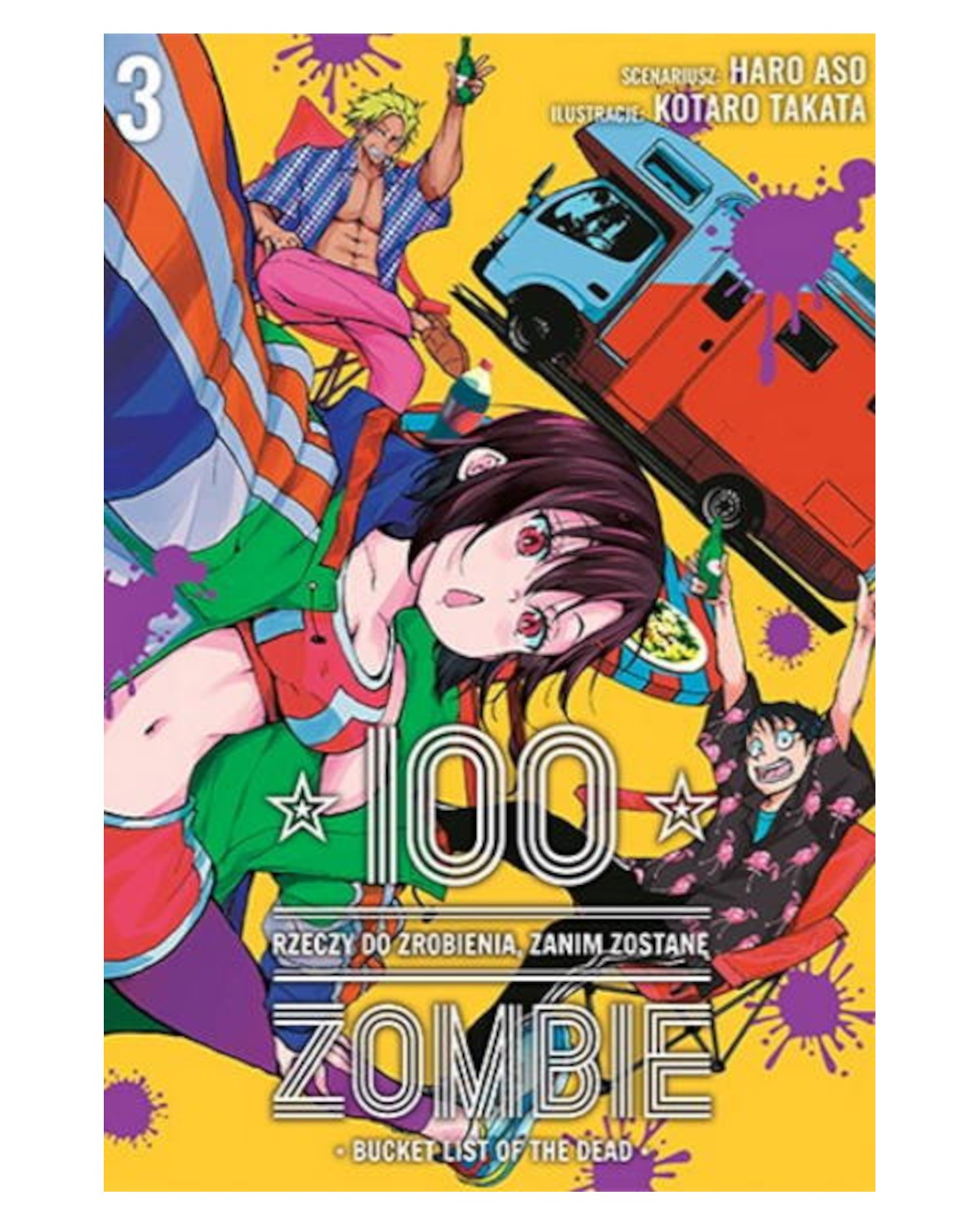 100 rzeczy do zrobienia, zanim zostanę zombie - tom 3 — okładka mangi