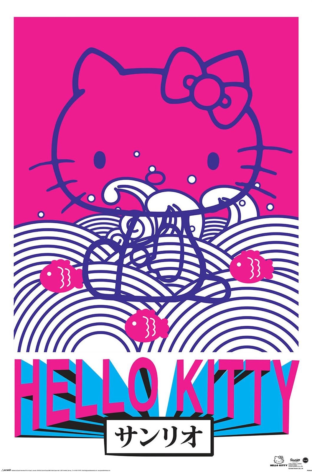 Plakat - Hello Kitty Tokyo Rebel (PP2401867)