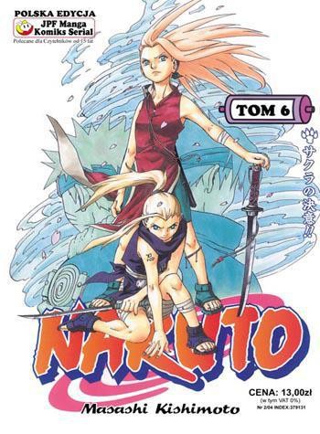 Okładka mangi Manga Naruto tom 6