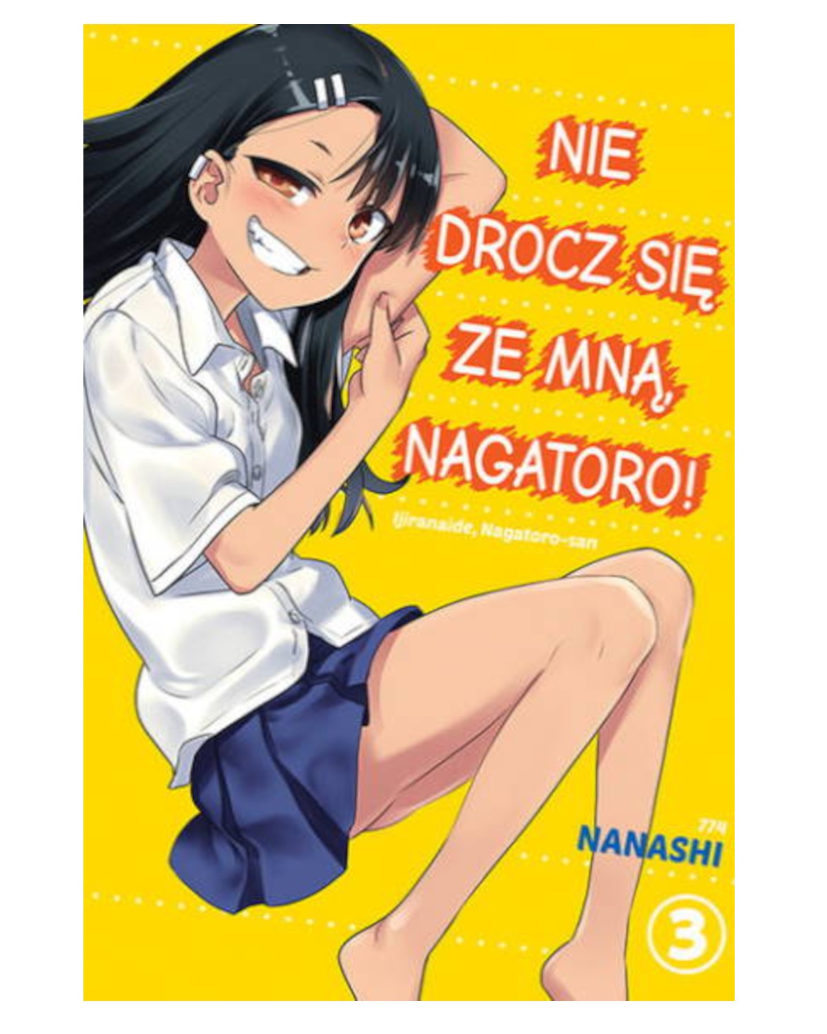 Nie drocz się ze mną, Nagatoro! - tom 3 — okładka mangi