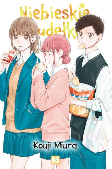 Niebieskie pudełko - tom 3 — okładka mangi