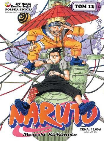 Manga Naruto tom 12 — okładka mangi