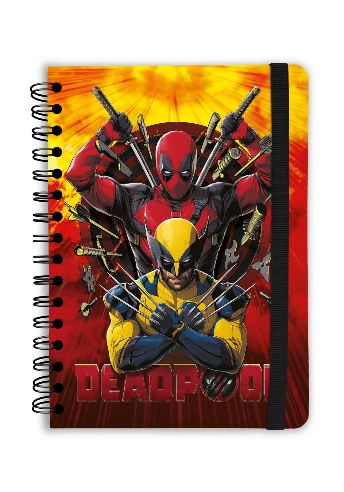 Notes A5 kołozeszyt - Marvel Deadpool