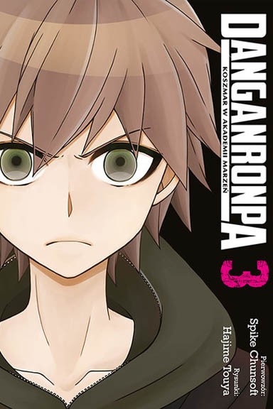 Okładka mangi (Dango) Danganronpa. Koszmar w Akademii Marzeń - Tom 3