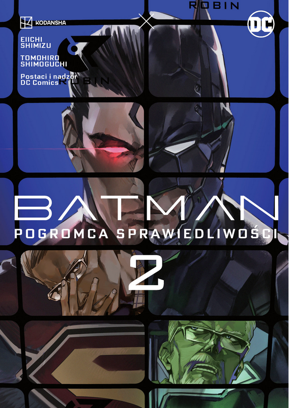 Okładka mangi (Planeta Komiksów) Batman. Pogromca sprawiedliwości  - tom 2